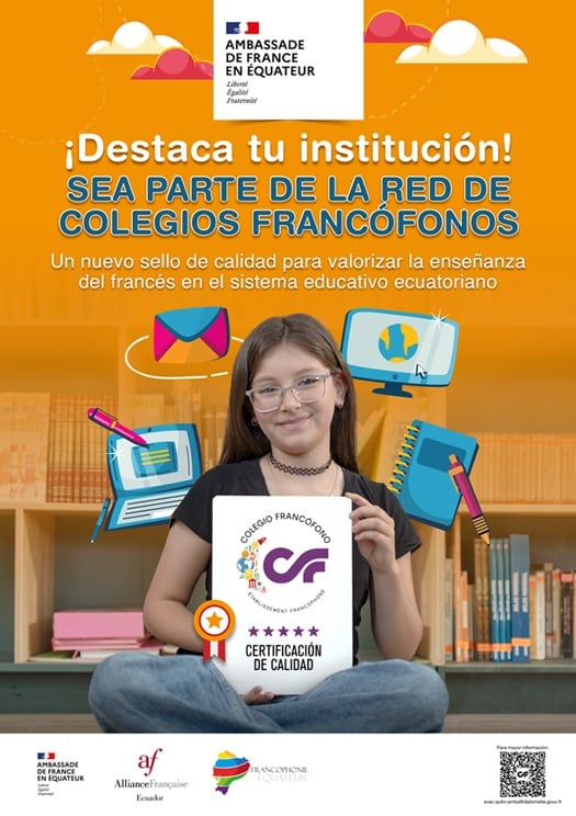 Sello de colegio Francofono Alianza Francesa
