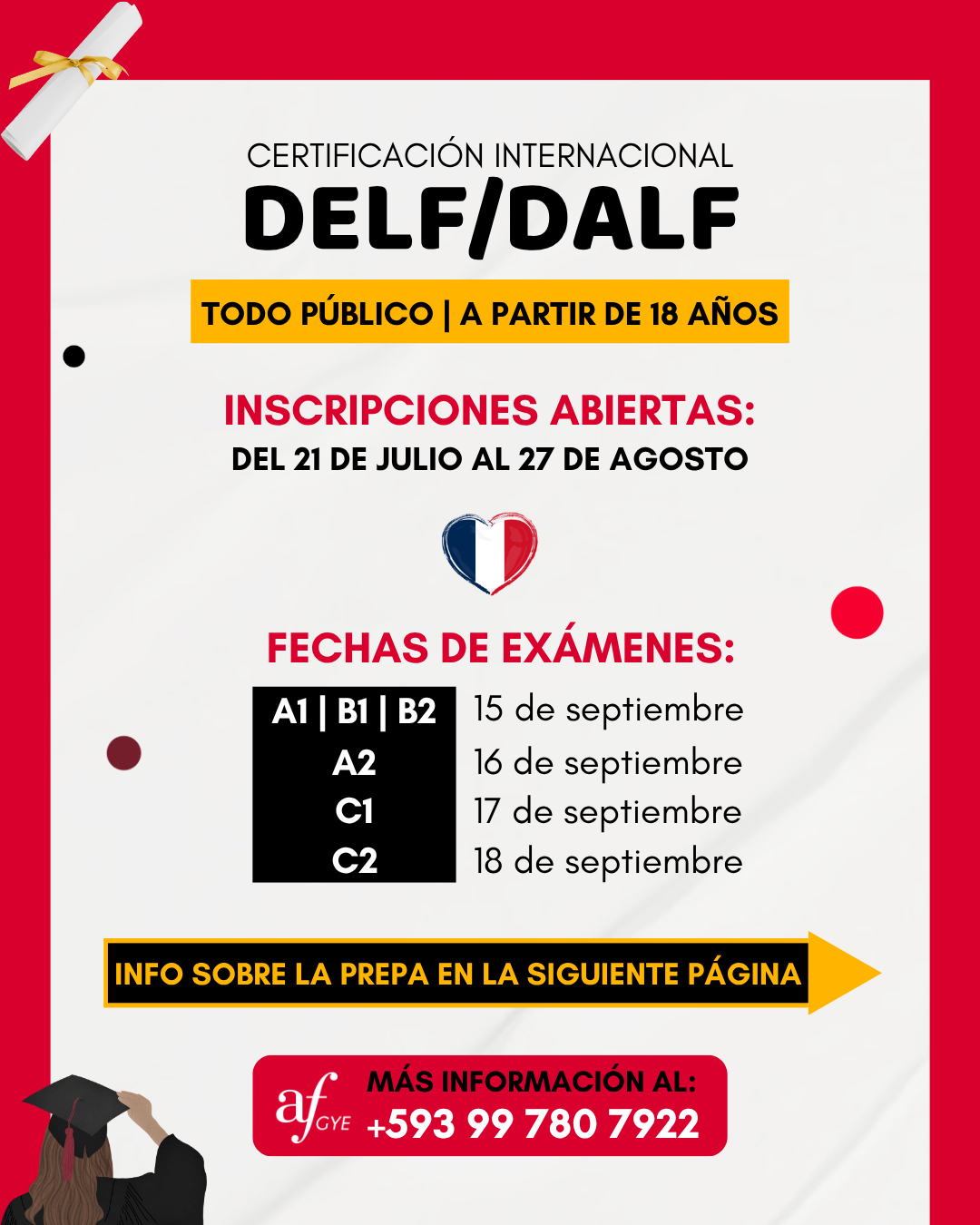 Examenes DELf DALF certificacion de frances
