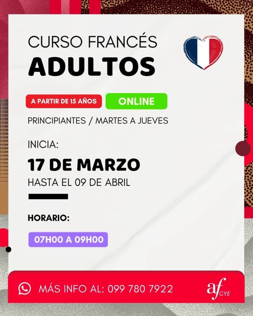 Cursos de francés para adultos Guayaquil Samborondon
