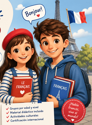 cursos de francés niños y adolescentes
