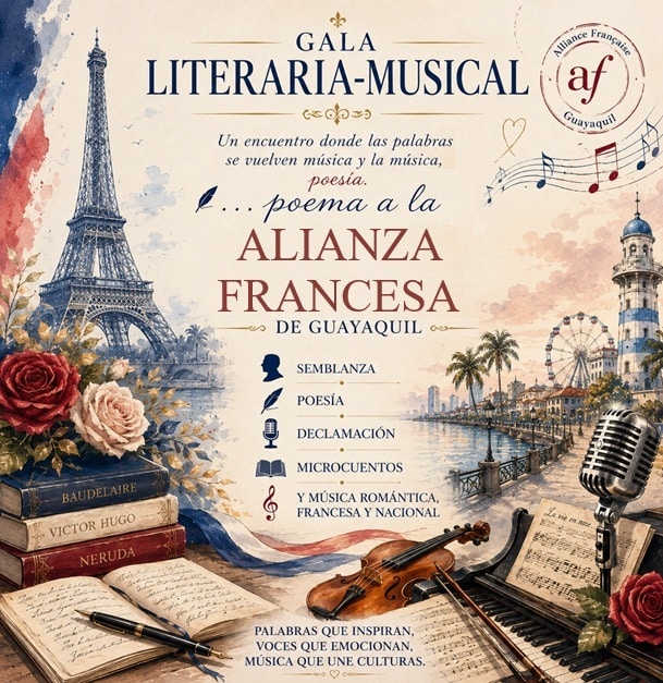 Gala Literaria - musical Alianza francesa de Guayaquil