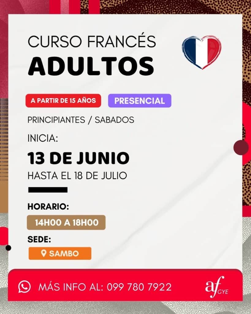 curso de francés adultos sábados Sambo