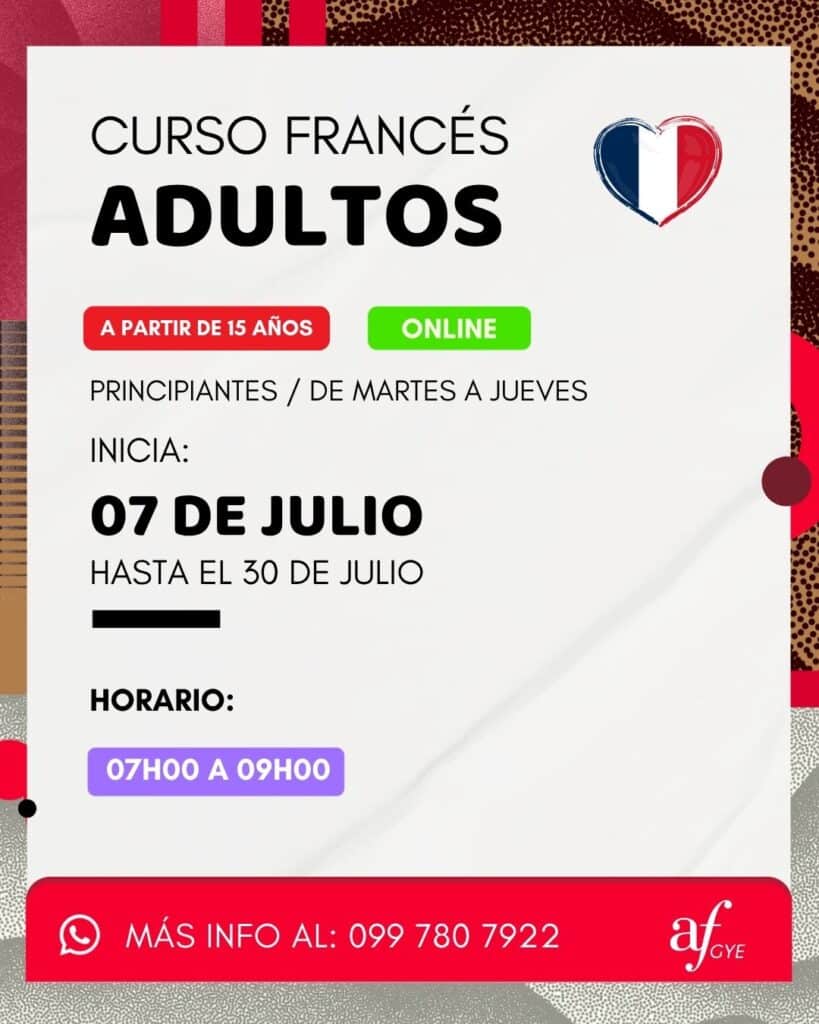 Cursos adultos online entre semana julio