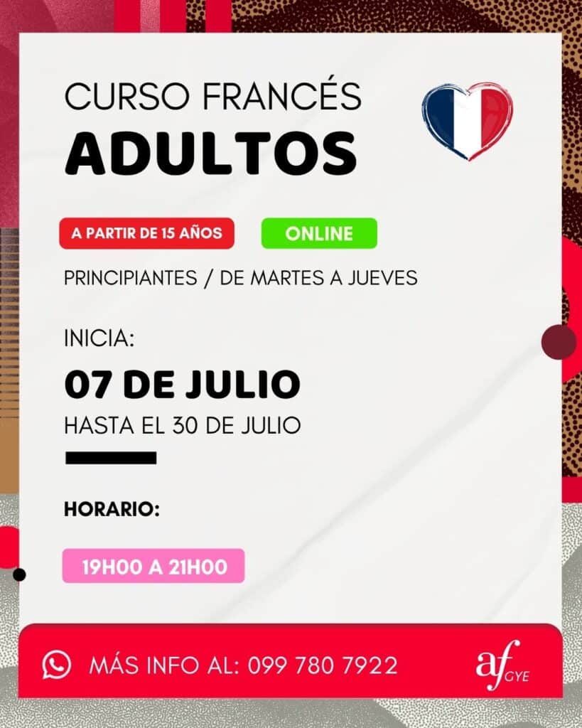 Cursos adultos online entre semana julio