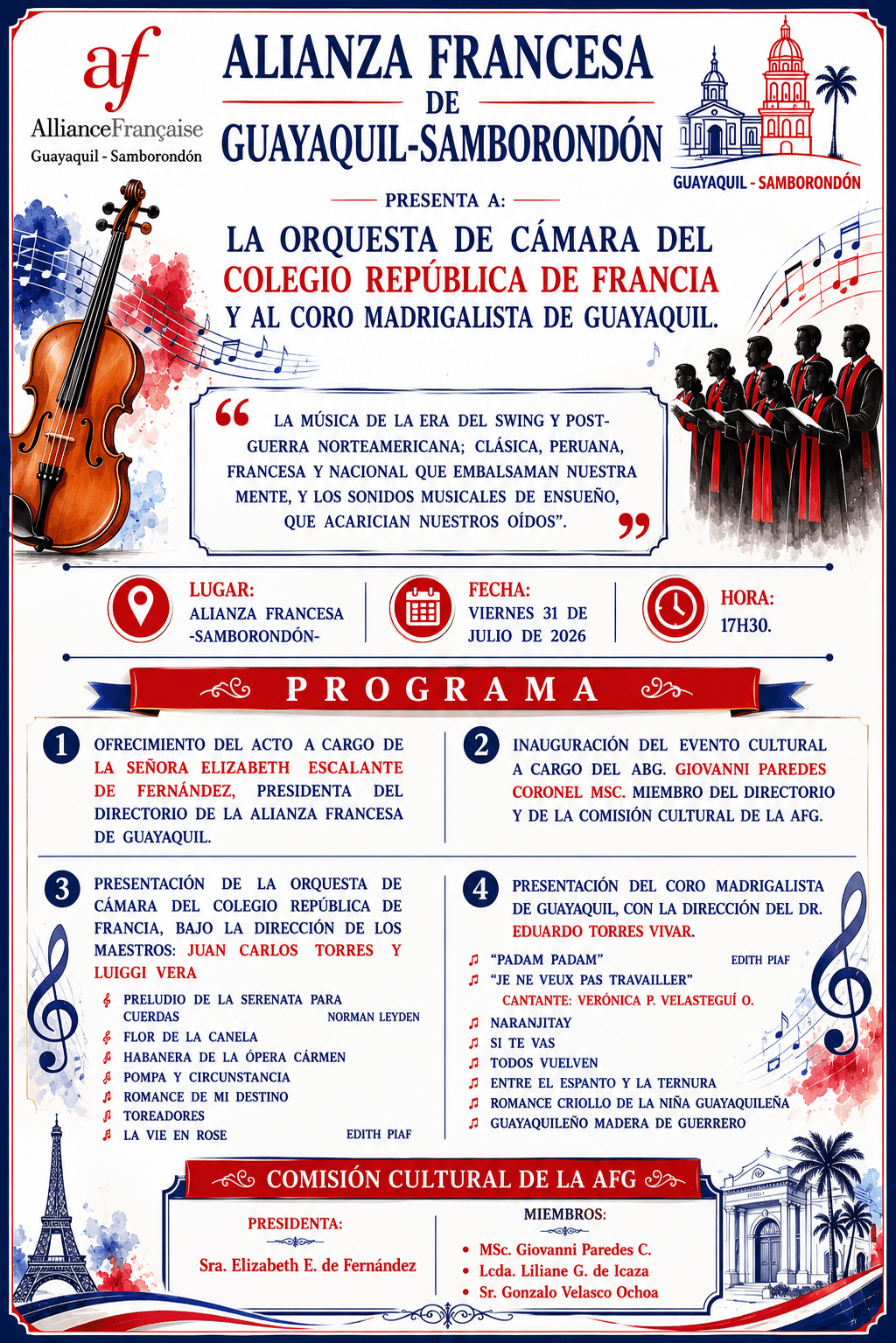 Orquesta de camara y coro madrigalista